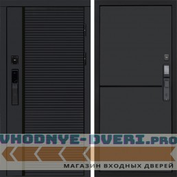 Входная дверь  Smart (Смарт) Black Line Нео Графит